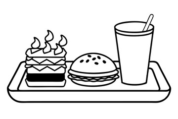 Artfully Drawn Fast Food in Pen and Ink: A Visual Feast in Linework.