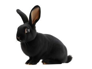 Sophisticated Charcoal Bunny