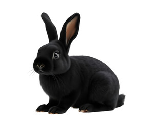 Sophisticated Charcoal Bunny