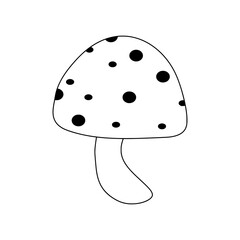 Cute Mushroom Illustration