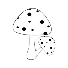 Cute Mushroom Illustration