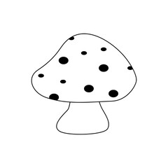 Cute Mushroom Illustration