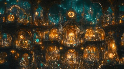 Ornate Clockwork Cityscape