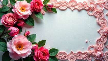 Intricate floral lace, delicate interwoven threads, ivory, texture, vintage