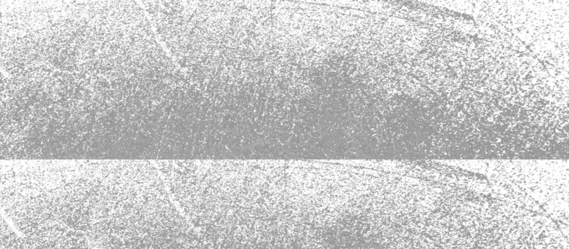 Distressed Grainy Grunge Gray Texture Overlay on Transparent Background for Design Element