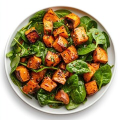 Roasted sweet potato salad