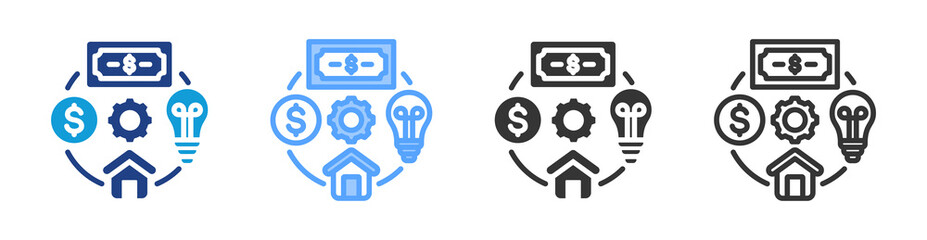 Modifying icon set multiple style collection