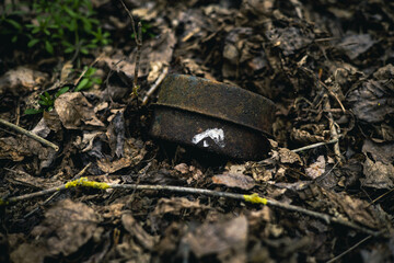 old house and abandoned things