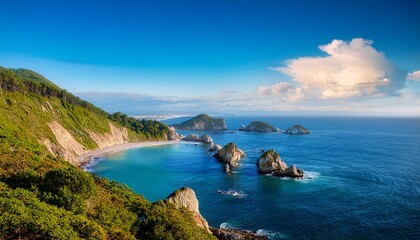 Fototapeta premium ターコイズブルーの南国リゾート海景2