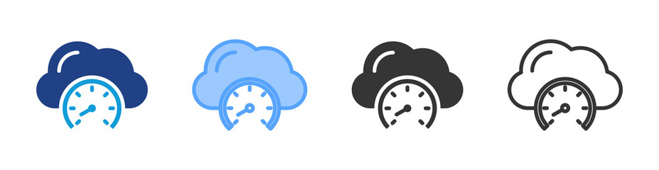 Low Lave icon set multiple style collection