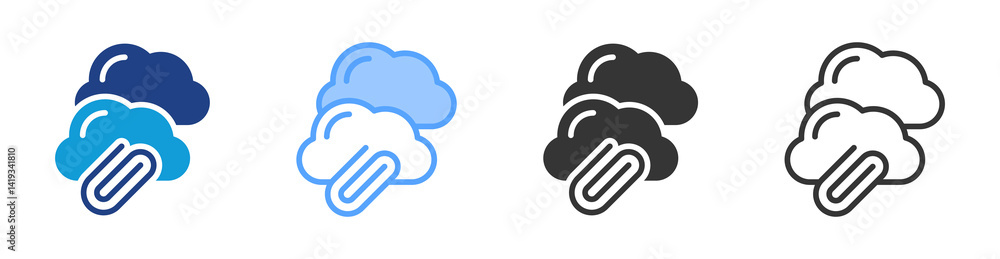 Aufkleber Additional Resources icon set multiple style collection