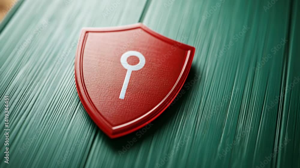 Poster secure your data with shield symbol that embodies protection, safety, and security in technology. th