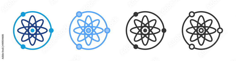 Aufkleber coding theory icon set multiple style collection