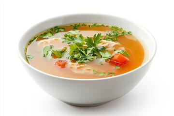 a bowl of soup with a spoon and a spoon