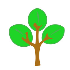 green tree vector