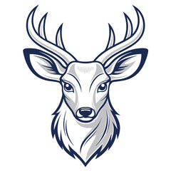Majestic Deer Head Design