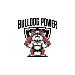 Bull dog logo