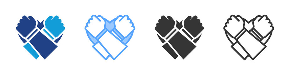 Kinds icon set multiple style collection