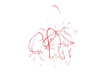 Red grunge pen lines, messy lines, hand drawn sketch, abstract doodle, isolated chaotic lines, grunge overlapping lines texture, artwork, ink, transparent background.