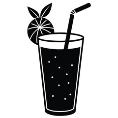 Tropical Drink Vector Illustration