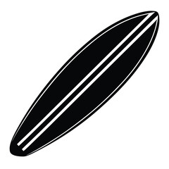 Cute Surfboard Vector Illustration
