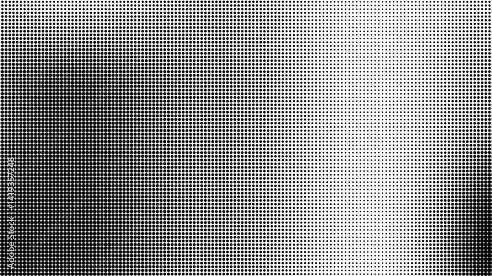 Poster abstract background with black and white dots. looping animation.
