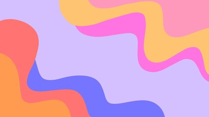 Abstract background of colorful waves