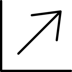 Growth chart icon