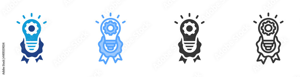 Aufkleber Utility Model icon set multiple style collection