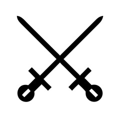 Crossed Swords Icon Design