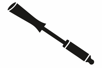 chisel silhouette line art vector illustration