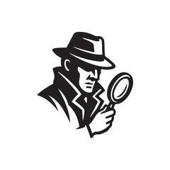 man with hat detective