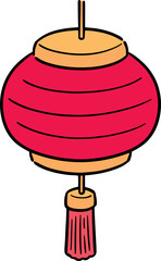 Illustration of chinese lantern
