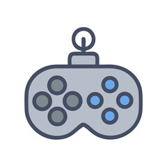 Gaming Controller Button Pad Icon Design