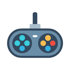 Gaming Controller Button Pad Icon Design