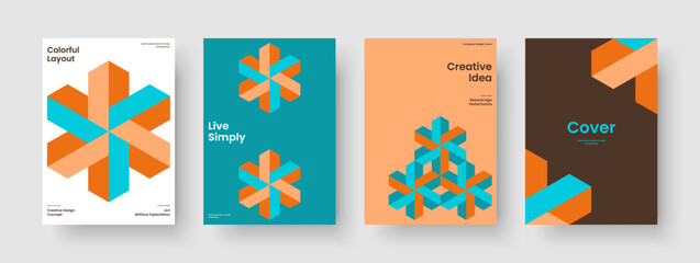 Isolated Business Presentation Layout. Creative Background Template. Geometric Book Cover Design. Banner. Report. Brochure. Poster. Flyer. Notebook. Advertising. Leaflet. Journal. Brand Identity