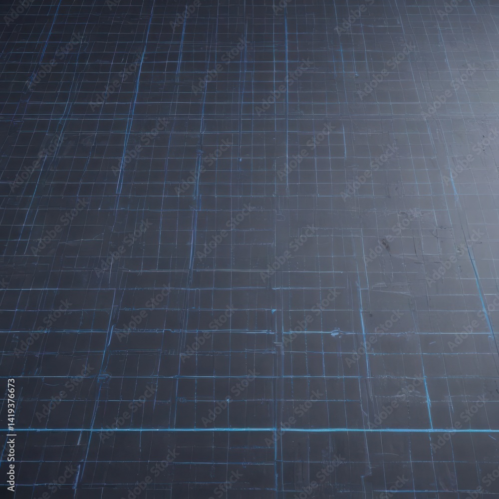 Poster technical grid overlay blueprint effect, textured lines, background, mesh