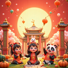 Chinese New Year with Panda