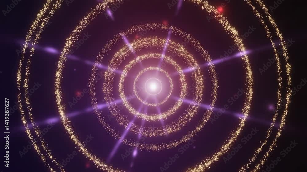 Wall mural exploration of swirling cosmic patterns in deep space