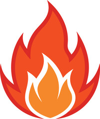vector fire icon