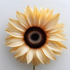 Fototapeta premium Flower on a white background. 