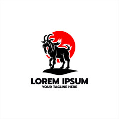 Goat logo icon vector design