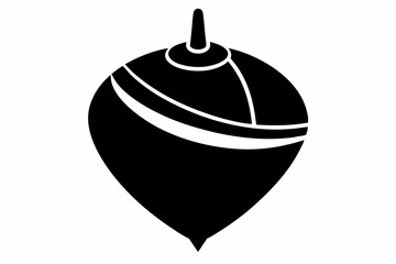 plumb bob silhouette line art vector illustration