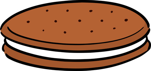 Illustration of cracker
