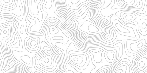The black grey on white contours vector topography stylized height of the lines. The concept of a conditional geography scheme and the terrain path. Ultra wide. Map vector terrain Illustration. 
