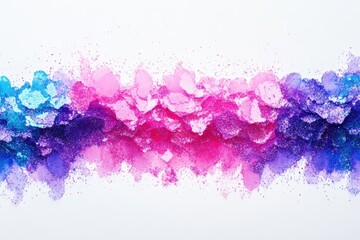 Fototapeta premium Vibrant abstract watercolor texture with pink, blue, and purple hues creating a harmonious blend of colors for artistic expression and creativity concept