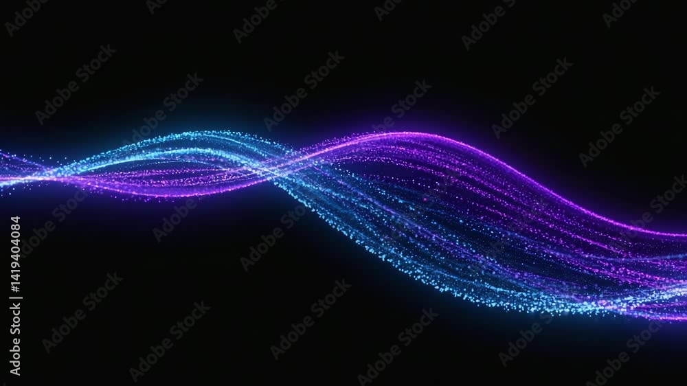 Canvas Prints flowing light patterns create a stunning visual display at night