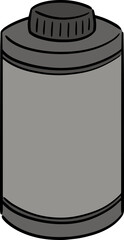 Illustration of ink bottle
