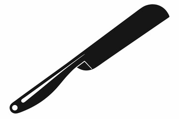 scalpel silhouette line art vector illustration
