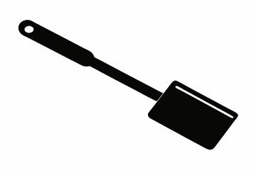 scraper silhouette line art vector illustration